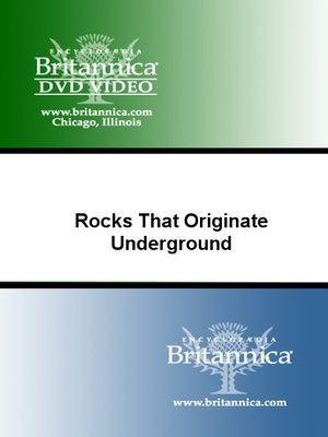 cover image of Rocks That Originate Underground